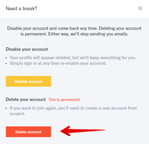 How do I permanently delete my Okcupid account?